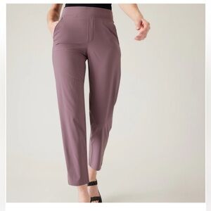 ATHLETA Brooklyn Ankle Pant (size 14, damask mauve)